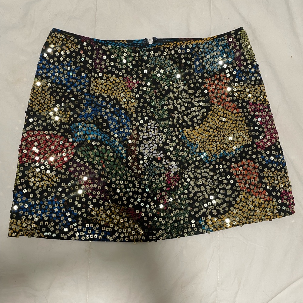 Sequence multicolor, mini skirt